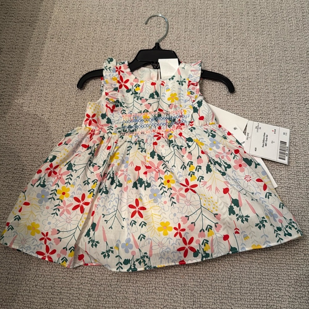 Rare Editions Baby Girls‎ 2Pc Set Dress Size 3-6M Floral Dress